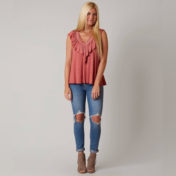 Gimmicks Washed High Low Hem Top - Picture 3 of 9